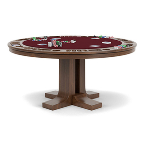 Mesa de Póker Profesional de Madera Maciza Personalizada, Moderna, de Calidad de Casino, Ovalada, para Juegos de Mesa - Product Image 2