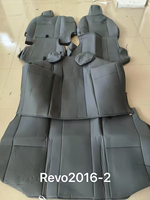 Housses de siège de voiture personnalisées pour Hilux Revo Comfort Housses de siège de voiture en tissu