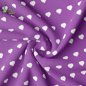 Liverpool Bullet Fabric Love Heart Tela estampada 95% poliéster 5% Spandex Tela para ropa <span class=keywords><strong>de</strong></span> bebé - Product Image 3