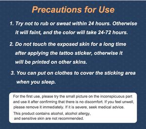 Fournitures de tatouage populaires nouveau Design <span class=keywords><strong>petit</strong></span> Art autocollants de tatouage temporaire à imperméable noir autocollants de tatouage pour filles hommes femmes - Product Image 4