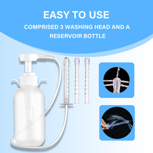Système de nettoyage vaginal réutilisable Douper, nettoyant vaginal, lavement vaginal, douche vaginale pour femmes, capacité de 300 ml - Product Image 2