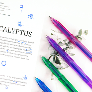 Tùy Chỉnh 0.5Mm Nhiệt Nhạy Cảm Gel Mực Bút Biến Mất Có Thể xóa Được Đỏ Cam Vàng Màu Xanh Lá Cây Cho Trường Văn Phòng Giấy Cho Khuyến Mãi - Product Image 3