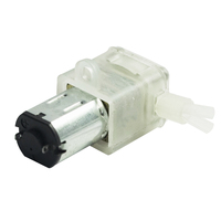 Conception personnalisée haut débit médical 3v 6v 9v dc mini micro 2.4-3.6mL/min pompe doseuse péristaltique