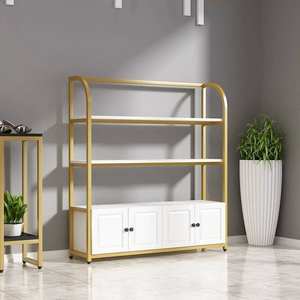 Estantes de exhibición de productos finos de lujo ligeros Gabinetes de almacenamiento de zapatos y cosméticos de múltiples capas Gabinetes de exhibición de belleza al por mayor - Product Image 4