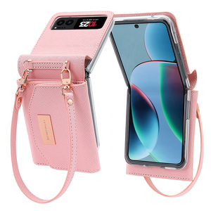 Funda de teléfono VIETAO para mujer, Funda de cuero para tarjeta, funda de teléfono móvil de lujo para <span class=keywords><strong>Motorola</strong></span> Moto <span class=keywords><strong>Razr</strong></span> 40 en Stock CN;GUA - Product Image 1