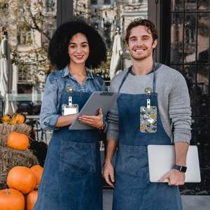 Halloween Ghost Cartoon Polyester <b>Lanyard</b> Set Retractable Badge Reel Durable Custom Printed ID Card Holder Thermal/Sublimation - Product Image 4