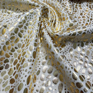 Vente directe d'usine, tissu de costume de scène de type fleur bronzée à effet peau de serpent, non fissurant, pour vêtements de fête érotiques - Product Image 5