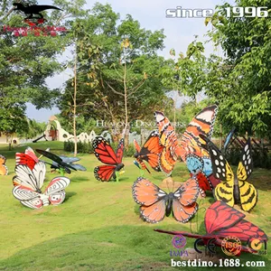 Тематический парк уличное украшение Реалистичная аниматронная модель насекомых
