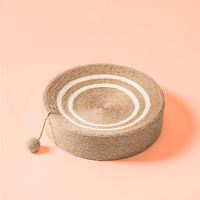 Vente en gros de grattoir ovale pour chat en sisal Offre Spéciale style mignon pour les animaux de compagnie jouant et grattant