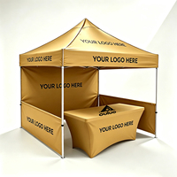 Carpa de Exhibición Plegable de Alta Calidad de 3x3 m (10x10 pies) con Impresión de Logotipo Personalizado, Estructura de Aluminio y Tela Oxford 420D para Eventos Promocionales
