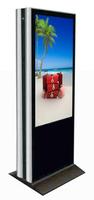 Écran LCD LED double face de 55 pouces Totem numérique publicitaire debout