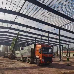 Buon prezzo prefabbricato struttura in acciaio fabbrica edifici/officine/sale luce edifici industriali saldatura taglio piegatura - Product Image 3