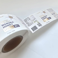 Étiquettes de texture auto-adhésives personnalisées, autocollants imprimés en rouleau de feuille d'or, étiquette d'emballage de bouteille de boisson