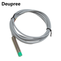 Capteur de proximité inductif Deupree M8 NO sans encaissement, sortie PNP normalement ouverte, DC 3 fils, détection 2 mm, câble 2 m, automatisation