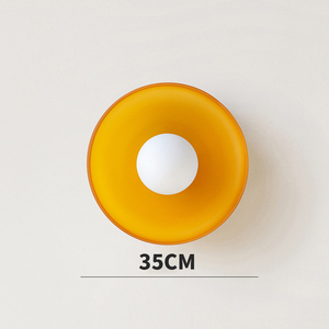 ไฟติดผนัง LED สำหรับภายนอกอาคาร อลูมิเนียม เส้นผ่านศูนย์กลาง 35 ซม. กันน้ำ IP67 แสงขาว 6000K รูปทรงกระบอก ติดตั้งบนผนัง สำหรับสวน ระเบียง บันได - Product Image 5