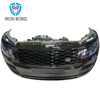 22 Pièces pour Land Rover Range Rover Vogue L405 : Ensemble de pare-chocs avant, support de calandre, radiateur, condenseur, et blocs optiques version US
