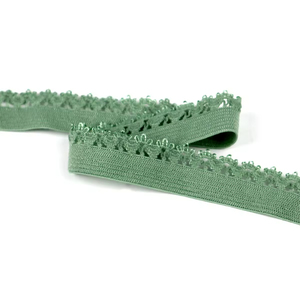 Chất Lượng Cao 18Mm Nylon Răng <span class=keywords><strong>Picot</strong></span> Đàn Hồi Ren Cạnh Trim <span class=keywords><strong>Ribbon</strong></span> Dệt Kim Ren Ban Nhạc Đàn Hồi Cho Quần Áo - Product Image 3