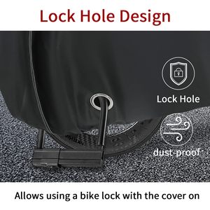 Housses de rangement <span class=keywords><strong>pour</strong></span> vélo électrique de montagne et de route, protection contre la pluie et le soleil, protection contre le vent et les UV, couverture <span class=keywords><strong>pour</strong></span> vélo 420D - Product Image 5