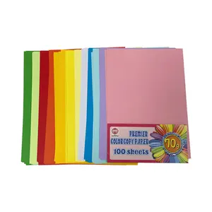 Copy Paper 70gsm A4 Size Bond Paper 100Sheet mixed Multipurpose Copy Printing Bond Ream Color Cardstock Paper Mill