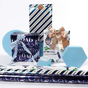 Papel de regalo metálico al por mayor de fábrica 43*300 cm rollo de papel de regalo - Product Image 6