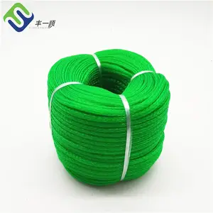 Corde en polyéthylène tressé creux à 16 brins de 4mm/5mm/6mm pour la pêche/le ski nautique/l'emballage général