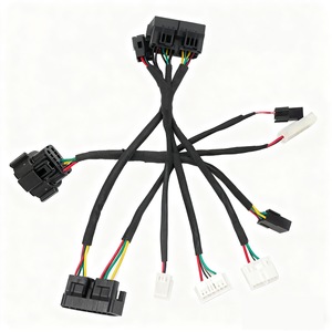 Arnés de cableado de PVC de cobre estañado automático personalizado para controlador ECU de vehículo eléctrico y computadora de navegación de motocicleta - Product Image 1