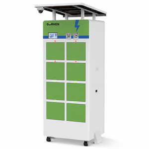 Gabinete Inteligente para Intercambio de Baterías de Motocicletas Eléctricas con Techo Solar ZF6008 ZF6012, Kiosco de Carga Compartida a Prueba de Agua - Product Image 3