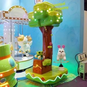 Children's Carousel Arcade <b>Machine</b> Coin Operated Ride for Shopping Mall <b>Amusement</b> Park Indoor Playground Business Use - Product Image 3