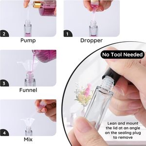 5ml 10ml 20ml <b>30ml</b> Empty Square Luxury <b>Perfume</b> Glass Atomizer Spray <b>Bottle</b> with Screen Printing - Product Image 3
