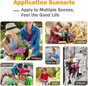 5-7 Yaş Erkek ve Kız Çocukları İçin Bahçe Eldivenleri, Kauçuk Kaplı Küçük Çocuklar İçin Bahçe İşleri Eldivenleri - Product Image 6