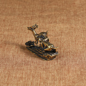 Nuovo arrivo antico rame tigre cattura vecchi <span class=keywords><strong>oggetti</strong></span> cervi antichi piccoli ornamenti - Product Image 4