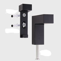 ZFYL B-12 gros soudage décoratif Angle flottant étagère coin panneau de verre supports de montage