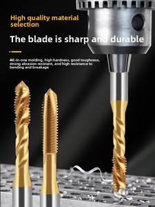 Maschiatura a spirale giapponese standard con cobalto e rivestimento in titanio <span class=keywords><strong>per</strong></span> filettature fini in acciaio inossidabile specializzato - Product Image 2