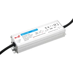 Alimentation LED étanche IP67 220-240VAC à 12V 24VDC EMC Standard haute efficacité 200W éclairage extérieur LED Driver