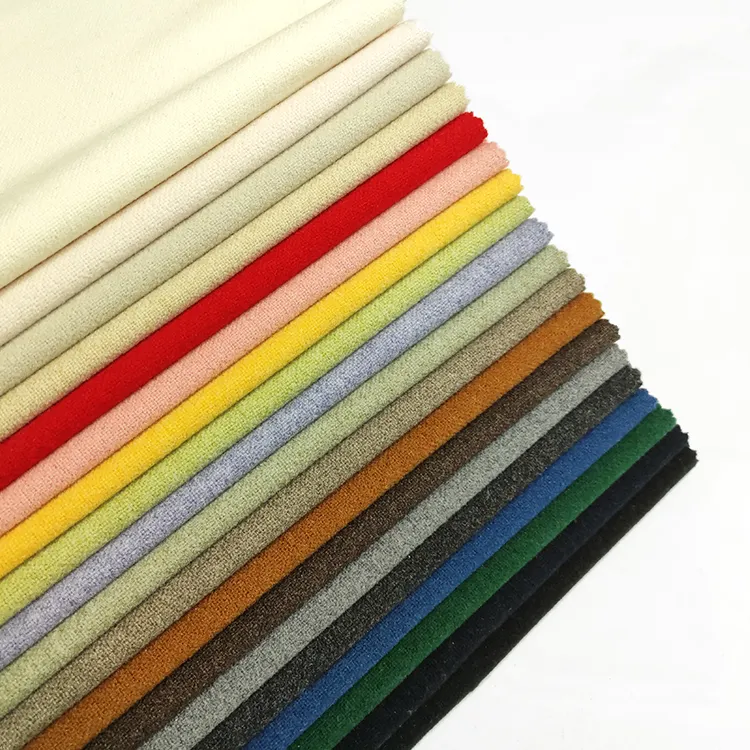 60% Polyester 20% Viskose 20% Acryl 650-680 gr/meter einseitiges Mantel gewebe