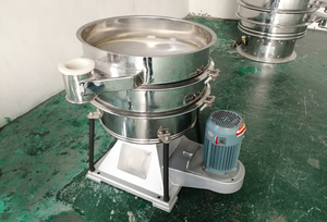 Machine de filtration vibratoire motorisée haute efficacité, tamis vibrant pour minerai de qualité alimentaire, séparateur de granulés - Product Image 4