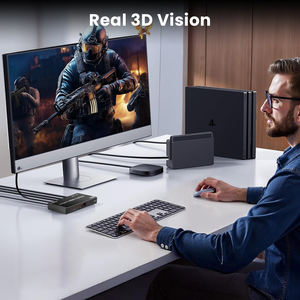 Conmutador HDMI SYONG Premium 3 en 1, 4K30Hz, HDMI 1.4, HDCP1.3, <span class=keywords><strong>HDR</strong></span> 3D con Control Remoto IR y Botón Manual, Dolby DTS-HD, para Laptop, TV, PC, PS5 - Product Image 5