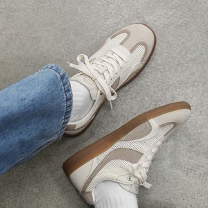 Chaussures <span class=keywords><strong>de</strong></span> sport décontractées GAT pour hommes, style rétro Old Money, en maille respirante <span class=keywords><strong>l</strong></span>égère, blanches, pour <span class=keywords><strong>l</strong></span>'été - Product Image 4