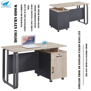 Giá rẻ đơn giản cố định tủ với ổ khóa một ngăn kéo một giấu cửa văn phòng nhỏ bàn cho nhà văn phòng - Product Image 4