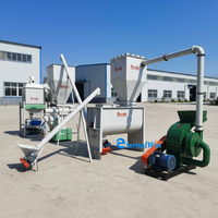 Nouvelle usine de fabrication d'aliments pour animaux de 1,5 T/H, ensemble complet, ligne de production de granulés d'aliments pour animaux, volailles, bovins, multifonctionnelle, haute performance