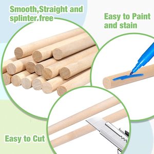 Artesanías de Madera de Pino de Vietnam, Duraderas, Fáciles de Cortar y Pintar, Tallado Moderno, Componentes para Manualidades, Cajas, Letreros de Pared, Decoraciones para el Hogar - Product Image 2