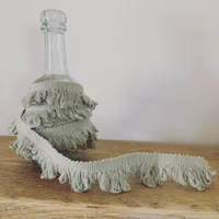 Frange en pompon polyvalente, frange en tissu pour la décoration de la tapisserie, les costumes, les draperies, la couture et les travaux manuels