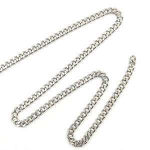 Stainless Steel Beveled <b>Cross</b> <b>Chain</b> 304 Grinding Small <b>Chain</b> For Bracelet Making Jewelry Findings Components - Product Image 5