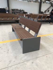 Bancs de jardin en métal Bancs de jardin en bois Banquette d'extérieur <span class=keywords><strong>à</strong></span> <span class=keywords><strong>vendre</strong></span> Fabricant en fer forgé Offre Spéciale moderne personnalisé - Product Image 3