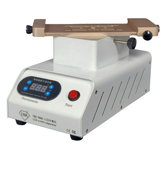 Tbk 988z Universal Separator With Rotating Heating Plate In Frame Lcd Separating Machine For Edge Screen Mobile Phone Repair