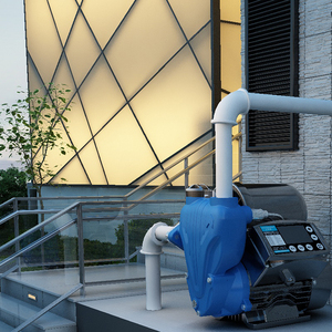 SHT200A Customized Factory Wholesale Blue Intelligent Automatic Self-Priming Smart Silent Booster <b>Pump</b> SHT200A <b>Small</b> Sized - Product Image 2