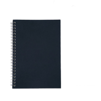 Carnet à spirale ligné, format B5, couverture rigide en kraft, reliure spirale, 70 feuilles (140 pages), 10,5" x 7,3"