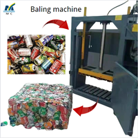 Presse à balles industrielle Presse à papier Recyclage Vertical Manuel Déchets Compacteur hydraulique Presse à balles