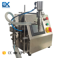 Distributeur de pâte à tartiner au lait concentré, machine de remplissage semi-automatique de liquides et de pâtes pour sauce barbecue