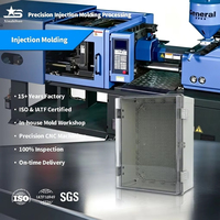 Boîtier Électrique Étanche aux Intempéries, Boîte de Jonction Personnalisée en ABS Stabilisé aux UV par Moulage par Injection, Usine Chinoise
